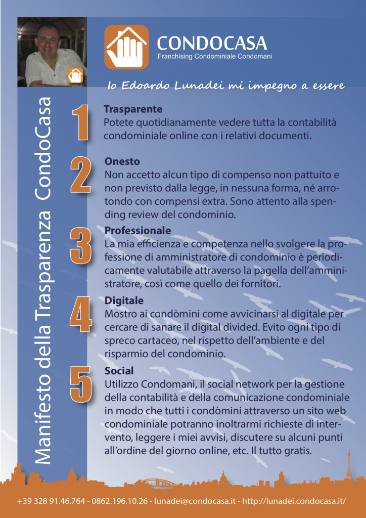 Un aperitivo con l’amministratore Lunadei