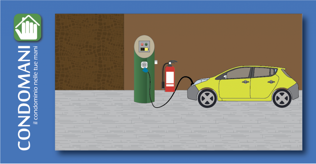 Come ricaricare un’auto elettrica in un box condominiale?